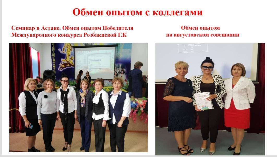 Обмен опытом