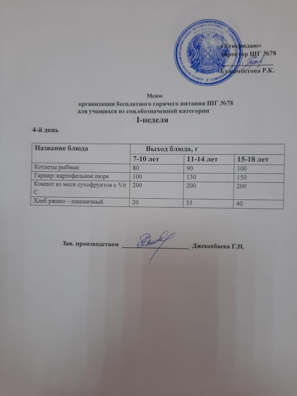 Ас мәзірі 29.09.2022ж.