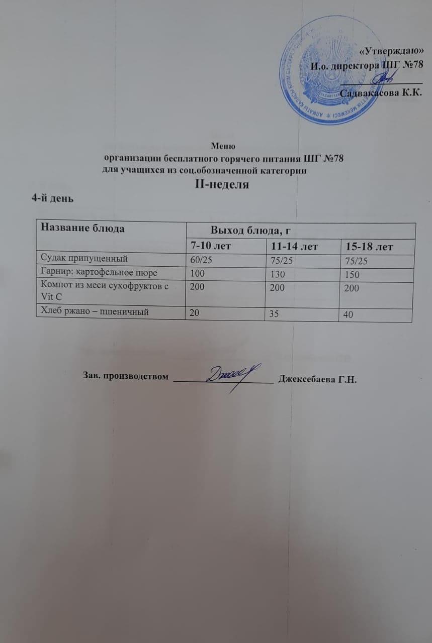 Ас мәзірі.  15.12.2022 ж.