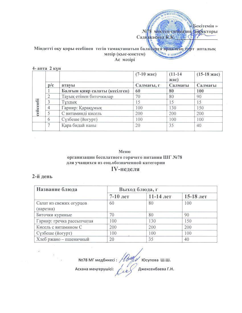 Ас мәзірі 23.05.2023 ж.