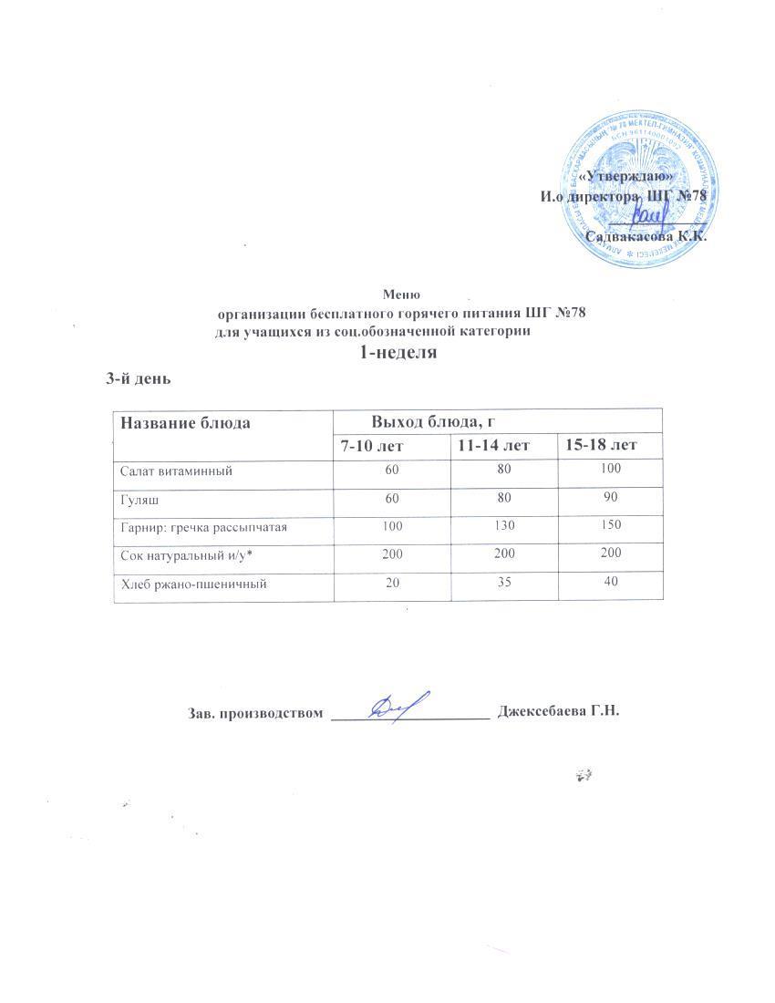Ас мәзірі 05.03.2025 ж.