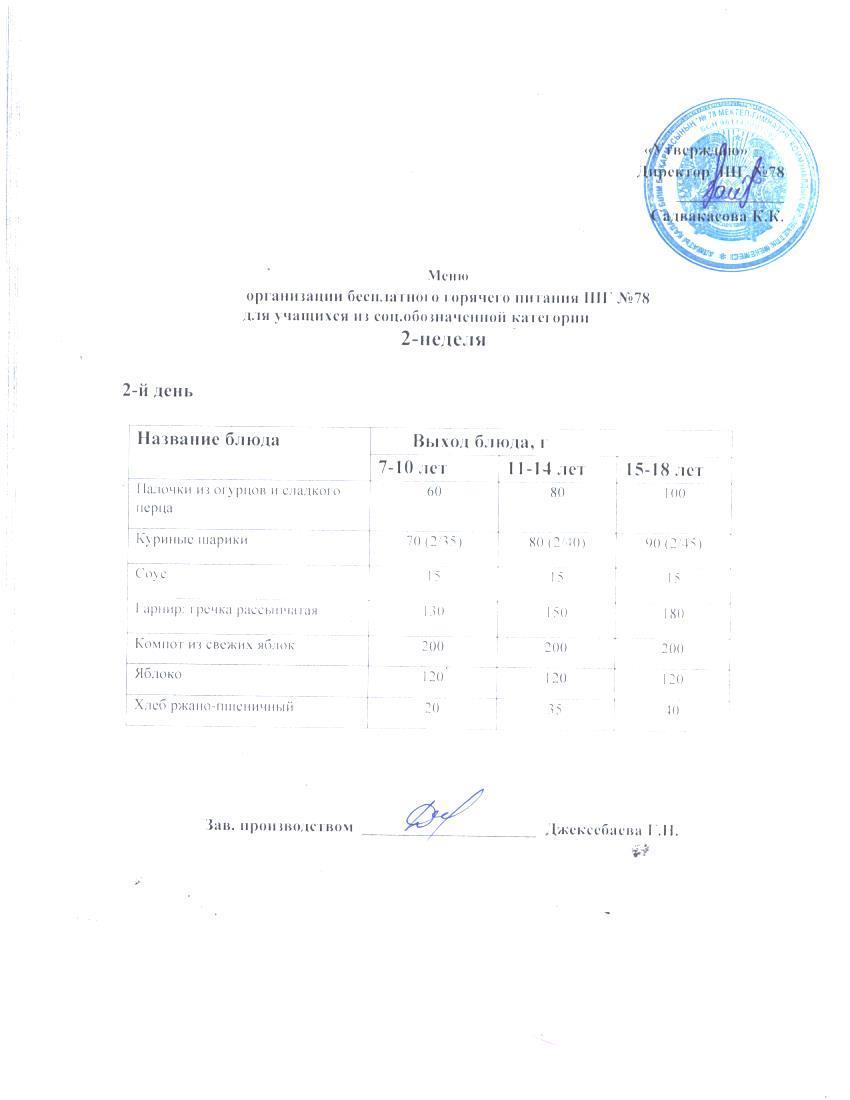 Ас мәзірі 11.11.2025 ж.