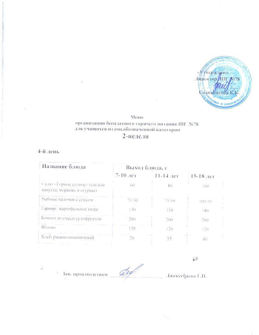 Ас мәзірі 13.11.2025 ж.