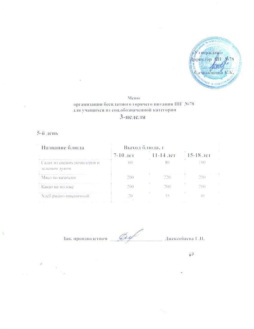 Ас мәзірі 21.11.2025 ж.