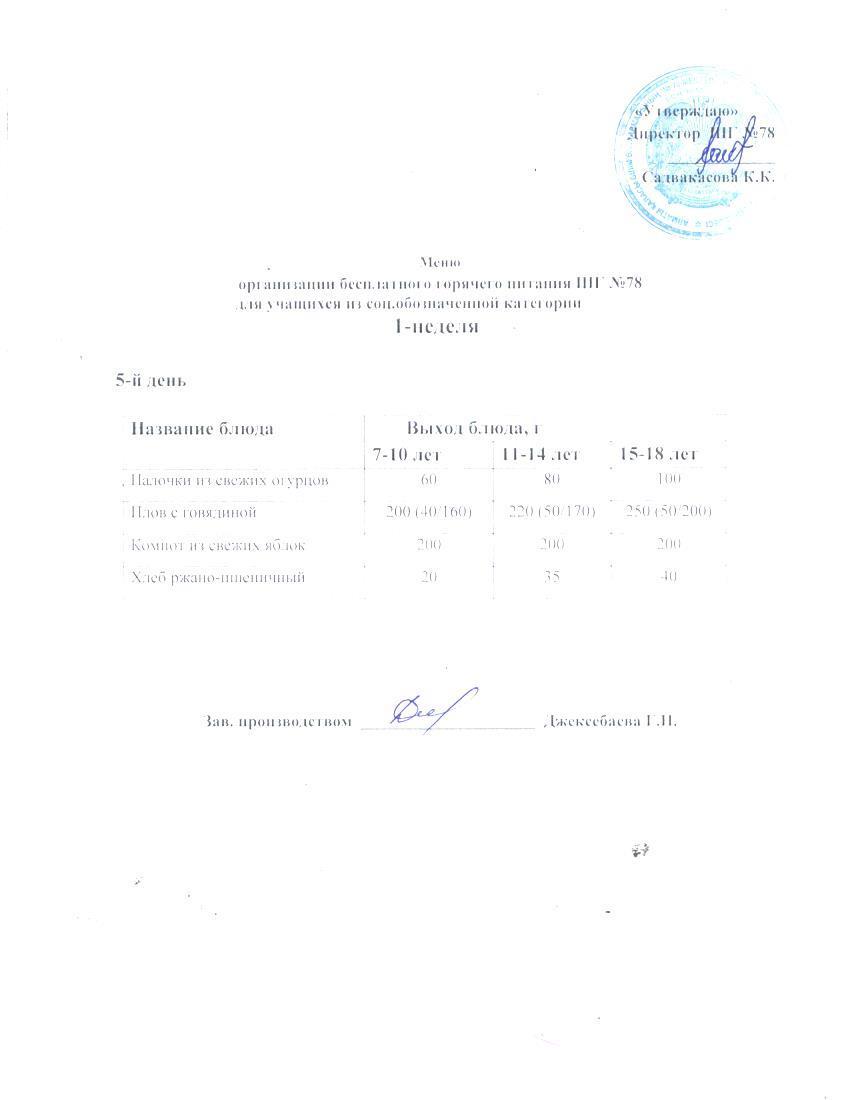 Ас мәзірі 05.12.2025 ж.