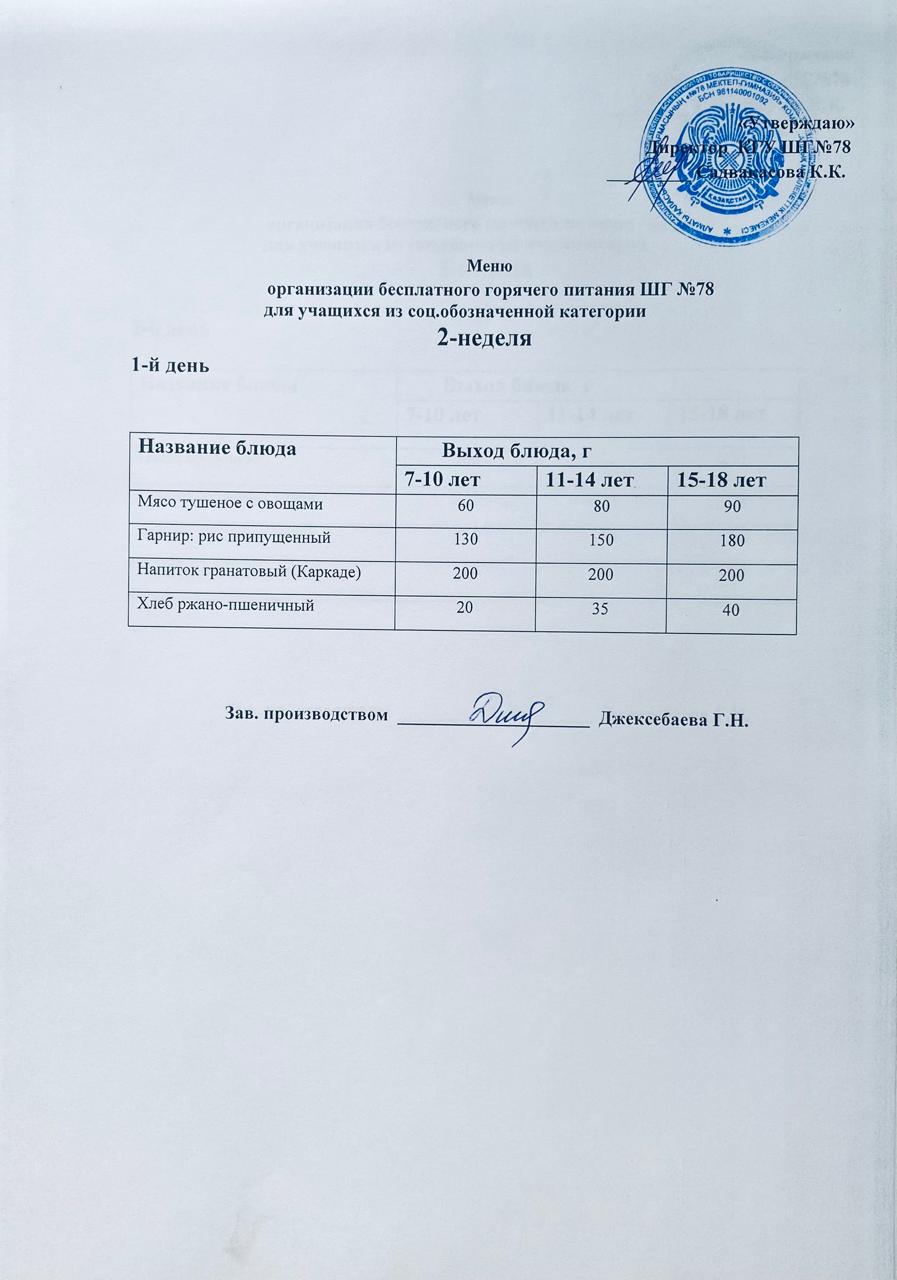 Ас мәзірі 13.04.2026 жыл.