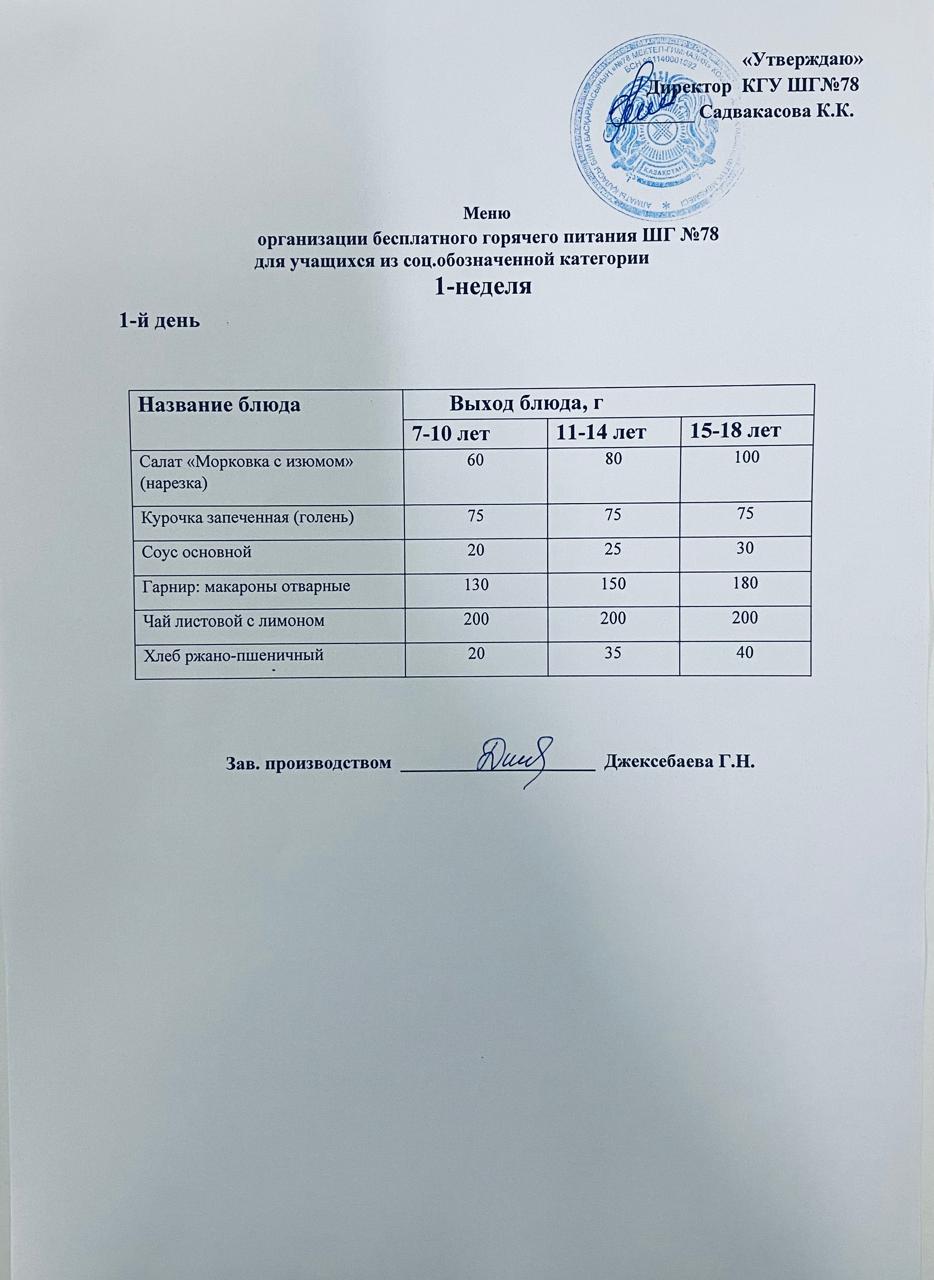 Ас мәзірі 04.05.2026 жыл.